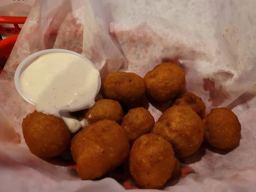 Deep Fried Mushroom with Ranch Dressing